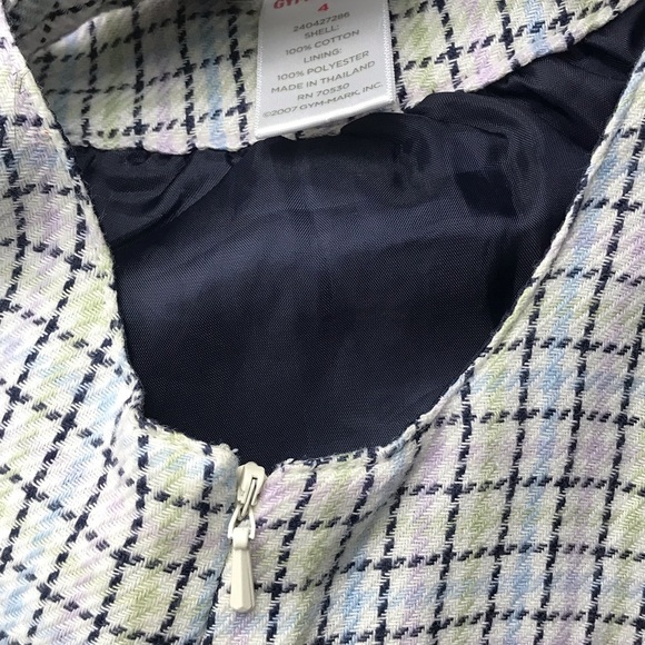 Gymboree Plaid Dress. Size 4. - Picture 8 of 8